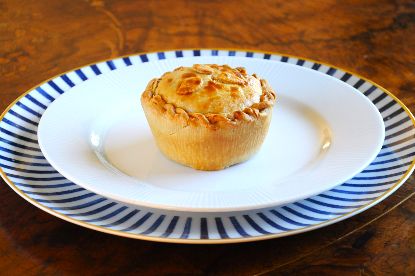 whole Gourmet Chicken Baby Artichoke and Black Truffle Pie artisan meal by Chef George Tannock Algarve