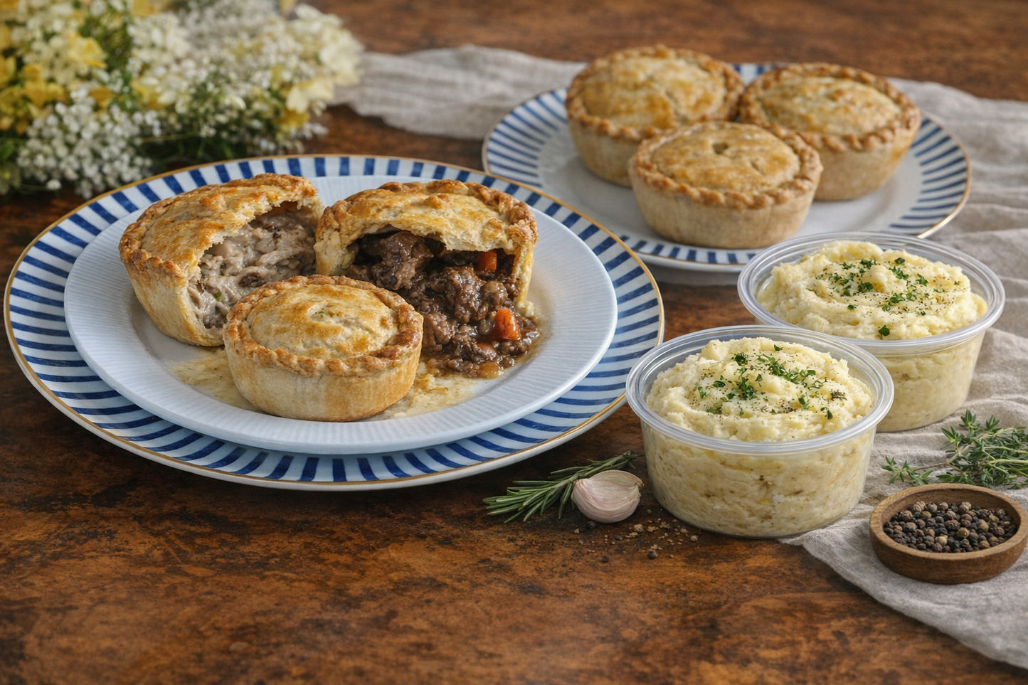 Pie & Mash Night for Two — George's Freezer Bundle