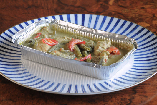 Frozen Thai Green Chicken Curry gourmet meal by Chef George Tannock Algarve