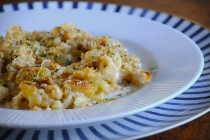Bacalhau com Natas – Creamed Salt Cod Gratin with Lemon & Parsley Panko Topping
