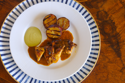 Peruvian Baby Chicken a la Brasa for two