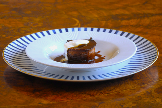 Clementine & Almond Sticky Pudding with Talisker Butterscotch Sauce