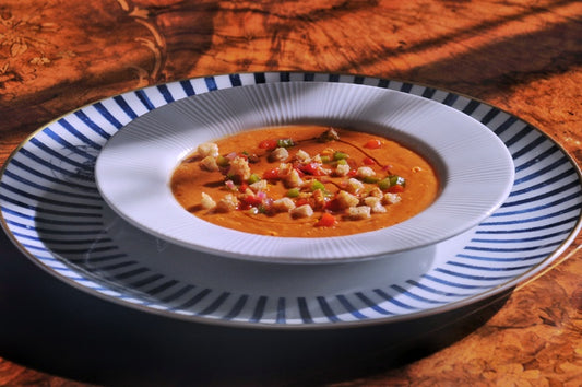 Andalusian Gazpacho with Garnish