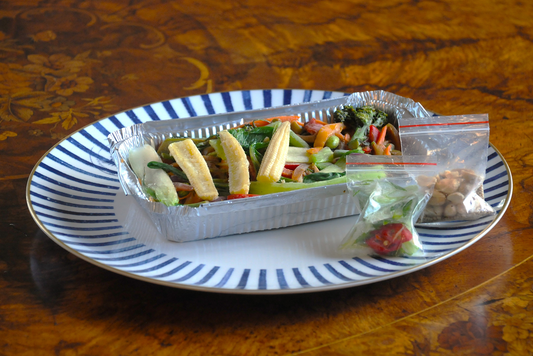 Vegetable, Yellow Bean & Peanut Stir-Fry